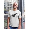 thumbnail image 2 of Flying Crow T-Shirt Men -Image by Shutterstock, Male XX-Large, 2 of 4