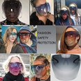 thumbnail image 4 of Pantalla protectora facial con visor completo para gafas/gafas de sol (antivaho/filtro de luz azul) UV 400 para hombre y mujer (gris oscuro). ER, 4 of 4