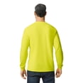 thumbnail image 4 of Gildan Hi-Vis Long Sleeve T-Shirt, Workwear Tee 5.3 oz, Safety Green Shirts Size-S, 4 of 7