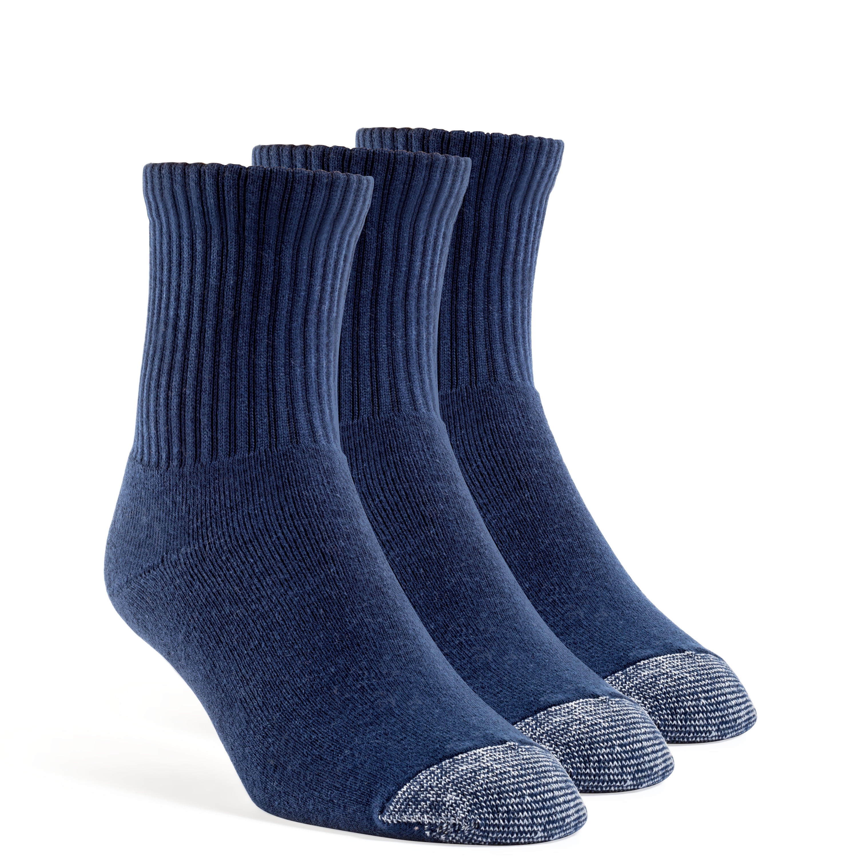 Women's Cotton Super Soft Quarter Cushion Socks 3 Pairs