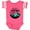 Football Pink and White, variant on Inktastic Daddy's Hiking Buddy with Mountains and Trees Boys or Girls Baby Bodysuit
