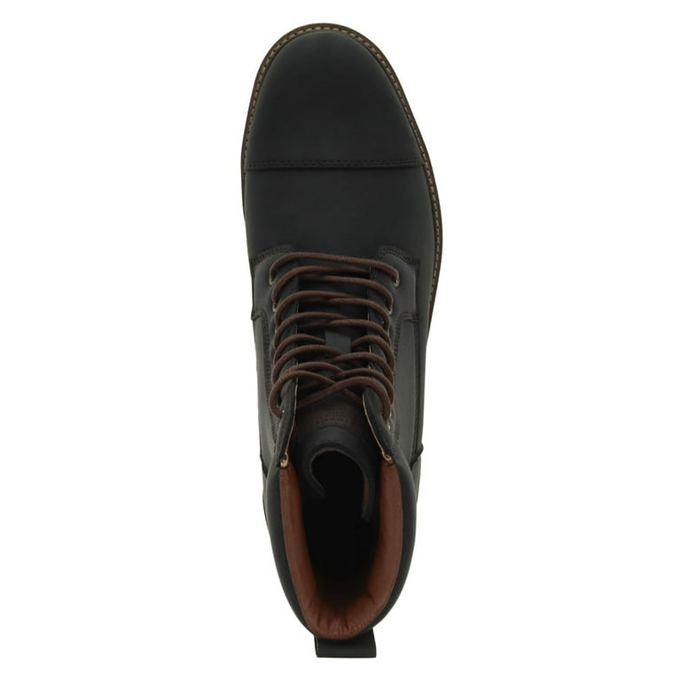 Levi's Mens Wyatt Distressed Vegan Leather Lace Up Rugged