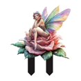 thumbnail image 1 of Tnarru Garden Stake 2D Acrylic Art Crafts Decor Fairy Stake for Home Backyard Patio B, 1 of 8