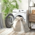 thumbnail image 4 of SAFAVIEH Blair Diego Abstract Machine Washable Area Rug, 4' x 6', Grey/Beige, 4 of 14