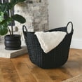 thumbnail image 4 of Household Essentials Paper Rope Basket with Handles, Natural Woven Woven Storage Basket, Great for Decoration or Organization, 4 of 6