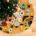 thumbnail image 5 of Coolnut Halloween Christmas Tree Skirt Halloween Tree Skirt, for Holiday Party Home Christmas Day Ornaments48", 5 of 6