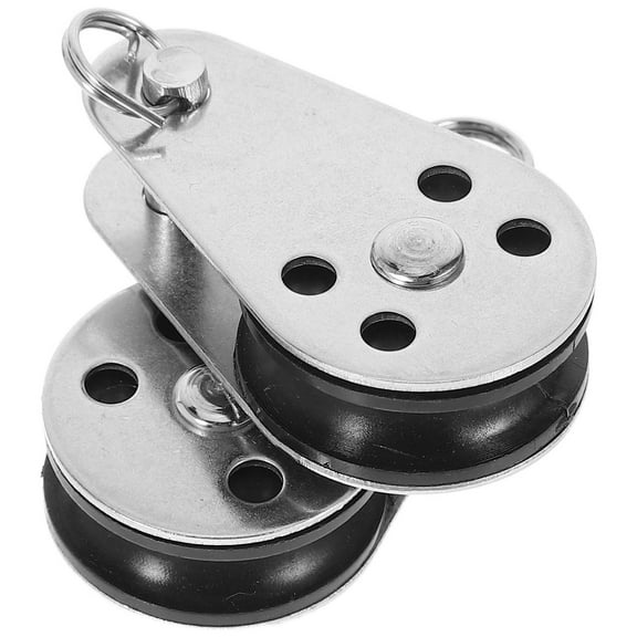 AURARMLET 2-Pack Marine Pulley Stainless Steel Smooth for Kayaks and Boating Accessories