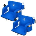 thumbnail image 1 of QinaQin Ensemble de 2 Chaises de Stade Portatives Inclinables avec Dossier Rembourré et Accoudoirs Réglables, 1 of 7