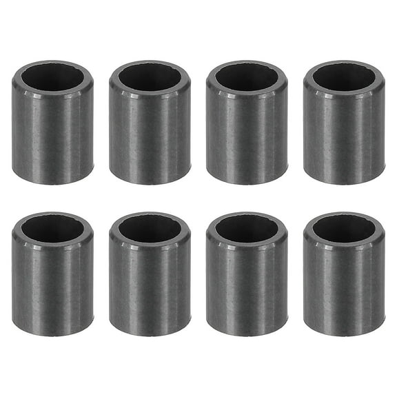 8 Pack Sleeve Bearing Plastic Bushings ID 6mm x OD 8mm x Length 10mm POM Wrapped Oilless Bushing, Black