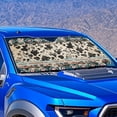 thumbnail image 2 of Yuyamidu Cow Print Car Sunshade for Windshield Western Aztec Auto Front Window Sun Shade for Big Sedan SUV Van Portable Car Shield Sun Protector UV Ray, 2 of 7
