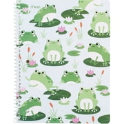 Mead Ribbit 1 Subject Wide Ruled Notebook, 7.5" x 10.5", Frogs, Paper, Spiral, 80 Sheets