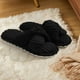 thumbnail image 5 of Invierno para hombre y mujer zapatos cálidos antideslizantes y esponjosos (negro 40-41 para 39-40), 5 of 8