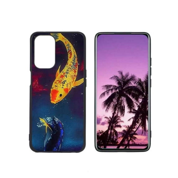 Compatible with OnePlus Nord N200 5G Phone Case, Koi-Fish-42 Case Silicone Protective for Teen Girl Boy Case for OnePlus Nord N200 5G