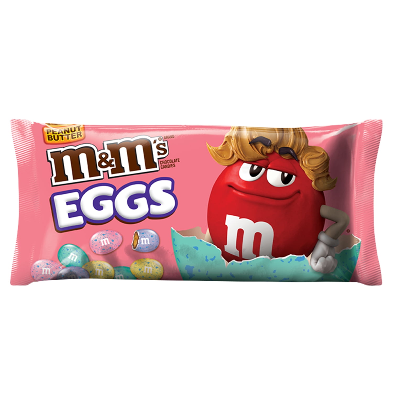 M M S Peanut Butter Chocolate Candy Speckled Easter Eggs Candy 9 9 Oz Walmart Com Walmart Com