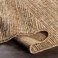 thumbnail image 4 of Mark&Day Jute Rugs, 2x10 Prato Cottage Camel Runner Area Rug, Tan Carpet for Hallway, Kitchen, Bedroom or Living Room (2'6" x 10' Runner), 4 of 9