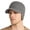 grey, variant on Men Warm Baseball Beanie, Hat with Earflap Winter Visor Brim Knitted Caps, Thicken Plush Lined Skull Ski Hat
