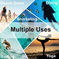 thumbnail image 3 of Dnzceghtig Zapatos para deportes acuáticos Descalzos Calcetines de yoga de secado rápido Sin cordones para hombres Mujeres $ Zapatos acuáticos Mujer Hombres Natación en la playa al aire libre -Azul, 3 of 5