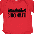 thumbnail image 4 of Inktastic Cincinnati Skyline Grunge Boys or Girls Long Sleeve Baby Bodysuit, 4 of 5
