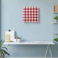 thumbnail image 6 of Canvas Print Wall Art Oil Paintings American Flag Day Patriotic Blue Stars Picture Prints Artwork for Living Room Kitchen Bathroom,Stretched and Framed Ready to Hang,Classic Red White Buffalo Checker, 6 of 9