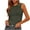 Green, variant on Giftesty Tank Tops for Women Summer Women Solid Color Round Neck Pocket Sleeveless Casual Tee Tops Tank