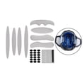 thumbnail image 6 of 27pcs Bike Padding , Replacement Pads Set, Motorcycle Chin Strap Mats Cushions for Cycling Motorcycling - Grey Grey7, 6 of 8