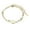 Gold F, variant on Fashionable Stainless Steel Gold Bracelet for Women Girls Double Chain Stacking Alphabet Initials Jewelry for Everyday Wear,17 22 cm,Gold J