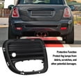 thumbnail image 4 of Rear Fog Lamp Bezel Trim Fog Light Cover Frame Fog Lamp Housing Replacement for R56 R57 R58 R59 Made of High Toughness Plastic with Sporty Design, 4 of 7