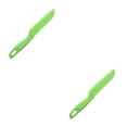 thumbnail image 3 of Kearding Juegos de cocina para niños Ensalada real Lechuga Bordes dentados Platos cómodos Asas ergonómicas Accesorios culinarios verde verde 2piezas, 3 of 6