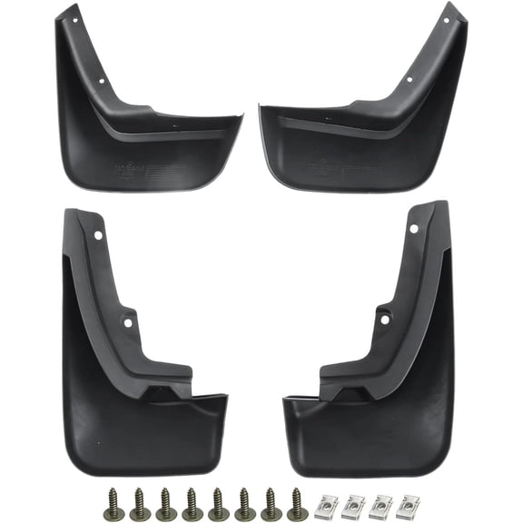 A-Premium Set of 4PCS Mud Flaps Splash Guards Mudguards Mudflaps Compatible with Land Rover Discovery, 2021-2022, Sport Utility, Front and Rear (Driver & Passenger Side)