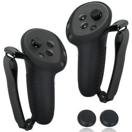 Controller Grip Sleeve Compatible with Meta Quest 3/Quest 3s, VR Controllers Non-slip and Sweat Resistant Straps Silicone Covers for Better Comfort