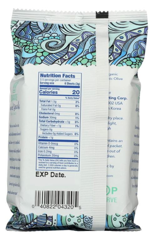 (2 pack) Sea Castle Roasted Seaweed Snacks .35oz