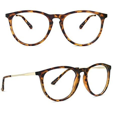 Blue Light Blocking Glasses  YAROCE Anti Eye Strain Computer Glasses  Vintage Retro Round UV Filter Blue Blocker Glasses for Women Men  Gaming Eyeglasses Non Prescription