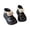 Black, variant on Afuyipoi Toddler Kids' Warm Fleece Lined Martin Boots Faux Leather Zipper Short Boots for Winter Size 5.5 Toddler - 2 Big Kid White Size 11.5 Little Kids