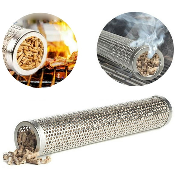 Pedty Barbecue Clearance!Smoker Grill Tube Stainless Steel for Vegetables, Cheese, Nuts,Dense Smoke