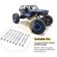 thumbnail image 4 of Vista de enlace RC Práctica Piezas de automóvil RC de metal RC Reemplazo de accesorios de automóvil RC premium para el automóvil RC 44571 ZP1001 1002 1003 1004 PACK Silver 8 Pack Inevent FN001489-03, 4 of 7