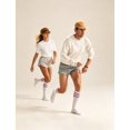 thumbnail image 3 of DOVACKA 1/3-Pack Retro Striped Knee High Tube Socks, Long Socks for Men Women, 3 of 6