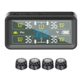 thumbnail image 1 of Terraxo Car Tire Pressure System Solar Waterproof Auto Sleep Mode with Sensors Display for Trailer Garage RV for 4 Wheels, 1 of 8