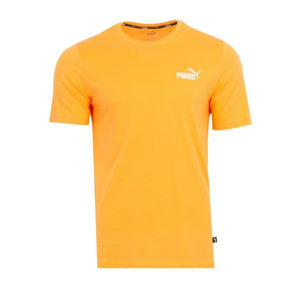 PUMA Men Regular fit Short Sleeve T-Shirt Shirt Medium Orange Solid
