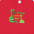 thumbnail image 3 of Inktastic My Gammy Loves Me Grandson Dinosaur Baby Sweatshirt, 3 of 4
