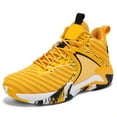 thumbnail image 6 of Men’s High-Top Basketball Shoes – Breathable Mesh Athletic Sneakers with Non-Slip Cushioned Sole, Lightweight Wear-Resistant Sports Shoes for Indoor Outdoor Training & Streetwear, 6 of 11