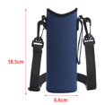 thumbnail image 5 of Funda aislante de neopreno para transportar botellas de agua y recipientes para bebidas. Azul oscuro, 5 of 5