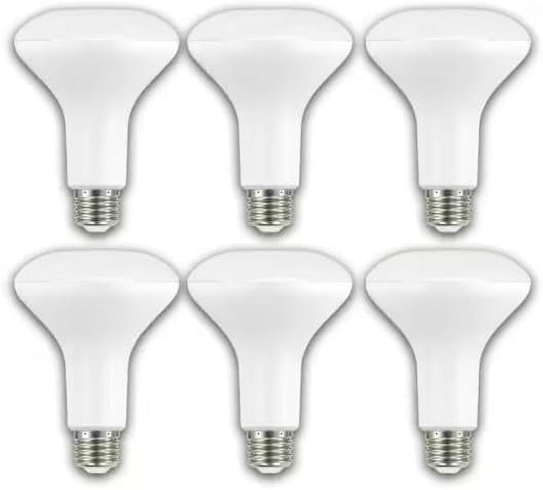 BR30 65W Equivalent Dimmable LED Light Bulbs Soft White (6 Pack)