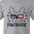 thumbnail image 4 of Inktastic Pawtriotic with French Bulldog  in American Flag Sunglasses Youth T-Shirt, 4 of 5