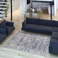 thumbnail image 1 of ECARPET Layla Cream, Grey Rug, 1 of 9