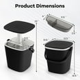 thumbnail image 2 of VibrantEcho Cooler Table, Portable 4 Gallon All-Weather Beer and Wine Table Cooler with Handle, Bottle Opener & Lift Top Lid, 3-in-1 Outdoor Cooler Side Table for Patio Poolside Camping Picnic, 2 of 9