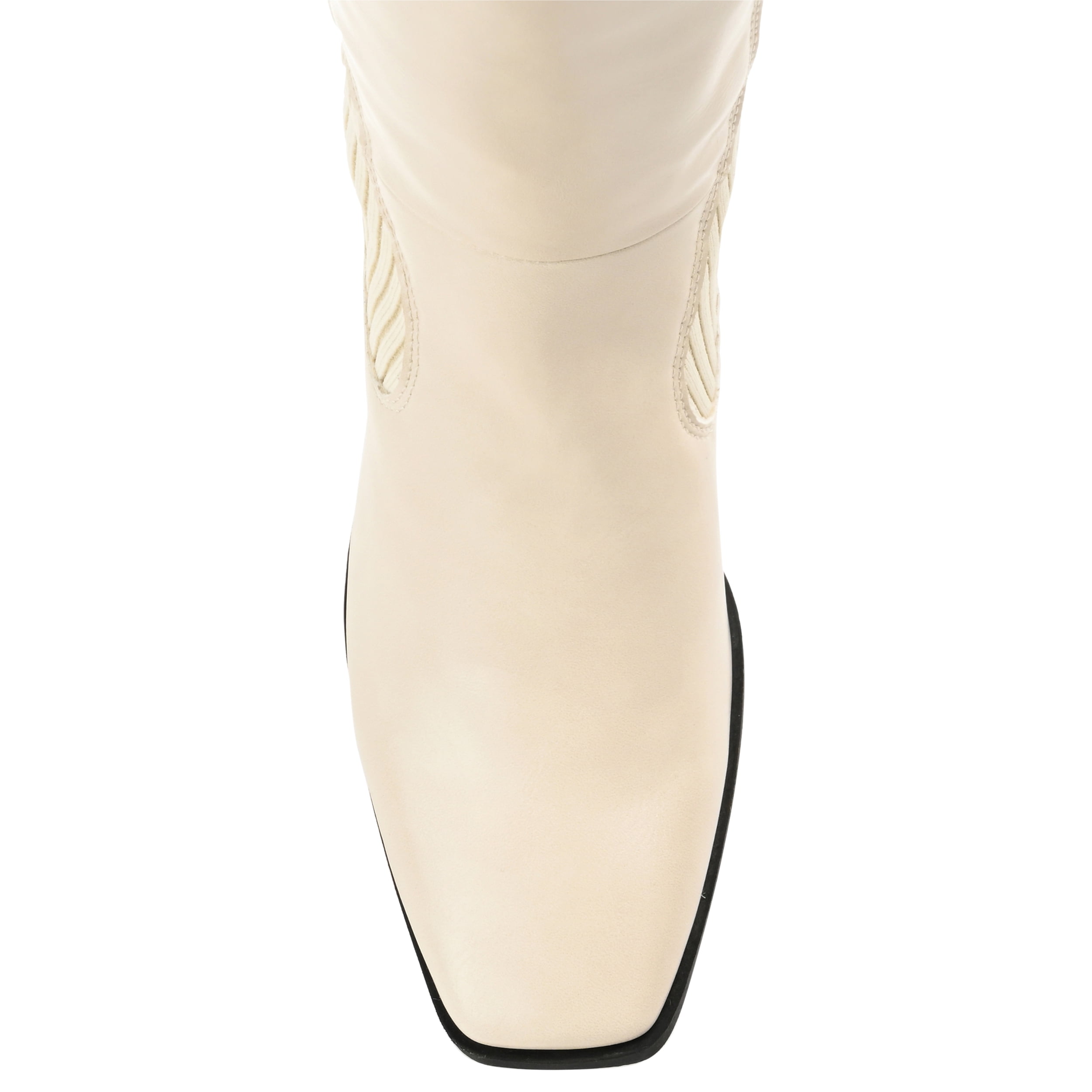 Journee Womens Winny Extra Wide Calf Stacked Heel Knee High Boots