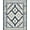 Navy Blue Grey Cream, Pattern 3, variant on ODIKA Grey Boho Aztec Stripe Rows Gripper Bands Southwestern Stepped Non-Slip Chair-Friendly for Dining Room, Large Office, Lounge