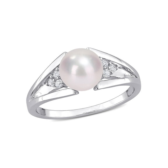 Everly Women's Cultured Pearl Sterling Silver Ring