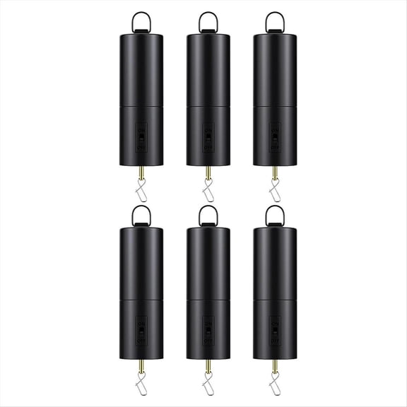 6 Pcs Ornament Spinner Battery Operated Wind Motor Disco Ball Hanging Rotating