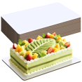 thumbnail image 1 of Tablas para Pastel Rectangulares Blancas Cuarto de Hoja Ciyufavo, 1 of 7